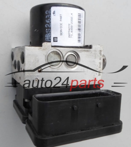 ABS PUMPE BLOCK HYDRAULIKPUMPE STEUERGERÄT OPEL CHEVROLET 20774272, 25.0399-2332.4, 25039923324, 28.5260-7201.3, 28526072013