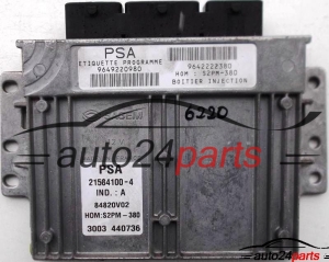 ECU CENTRALITA DE MOTOR CITROEN C3 1.4 21584100-4, 9649220980, 84820V02, 9642222380 