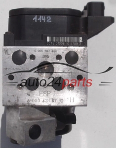 BOMBA HIDRAULICA Y CENTRALITA ABS MERCEDES BOSCH 0 265 202 444, 0265202444, A 003 431 87 12, A0034318712