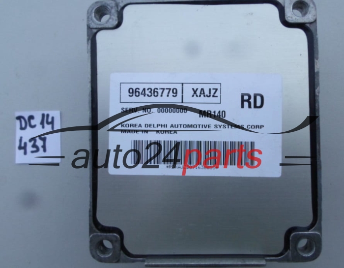 ECU ENGINE CONTROLLER CHEVROLET AVEO 1.4 96436779 XAJZ 