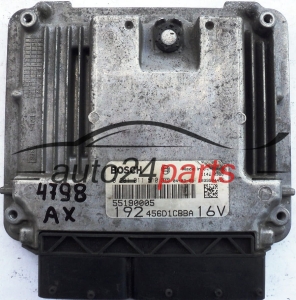 Μονάδα Ελέγχου Κινητήρα  FIAT STILO 1.9 JTD BOSCH 0 281 011 510, 0281011510, 55190005 