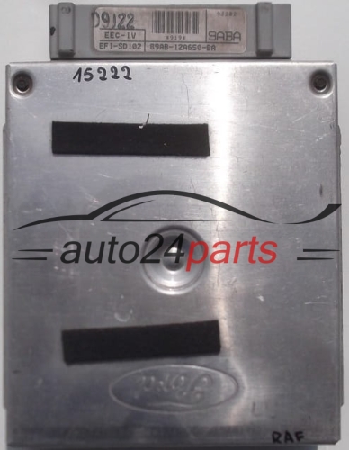CALCULATEUR MOTEUR FORD FIESTA 1.6 89AB-12A650-BA, 89AB12A650BA, 9ABA