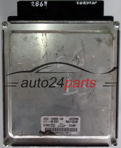 KOMPUTER STEROWNIK SILNIKA JAGUAR X-TYPE 2.0 TDCI 4X43-12A650-AH 4X4312A650AH 12237909 R0411C019F DYMN E2U9A - 