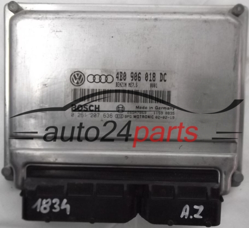 ECU CENTRALITA DE MOTOR AUDI A4 A6 VW VOLKSWAGEN PASSAT 2.8 V6 30V 4D0907551R, 4D0 907 551 R, BOSCH 0261204690, 0 261 204 690, BENZIN D02 26SA5165
