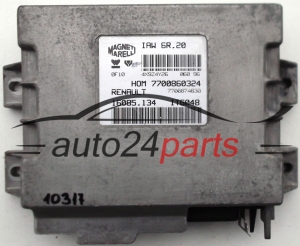 Μονάδα Ελέγχου Κινητήρα RENAULT TWINGO 1.2, MAGNETI MARELLI IAW 6R.20, IAW6R20, 7700860324, 7700874630, 16085.134, 16085134