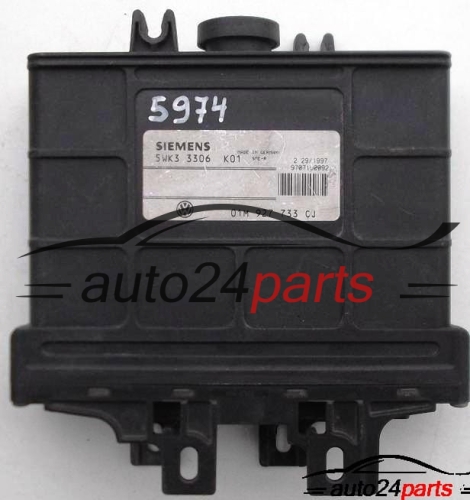 CENTRALITA ECU CAJA DE CAMBIO AUTOMATICO AUDI A3 1.8 5WK3 3306 K01, 5WK33306, 01M 927 733 CJ, 01M927733CJ 