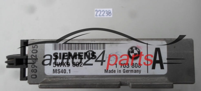 KOMPUTER STEROWNIK SILNIKA BMW 320, E36 2.0 24V, SIEMENS 5WK9 002, 5WK9002, 1 703 808, 1703808, MS 40.1