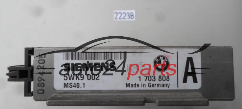 KOMPUTER STEROWNIK SILNIKA BMW 320, E36 2.0 24V, SIEMENS 5WK9 002, 5WK9002, 1 703 808, 1703808, MS 40.1