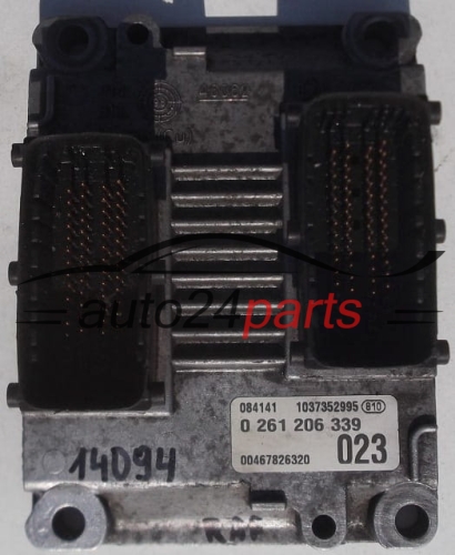 CENTRALITA DE MOTOR FIAT PUNTO BOSCH 0 261 206 339, 0261206339, 00467826320 