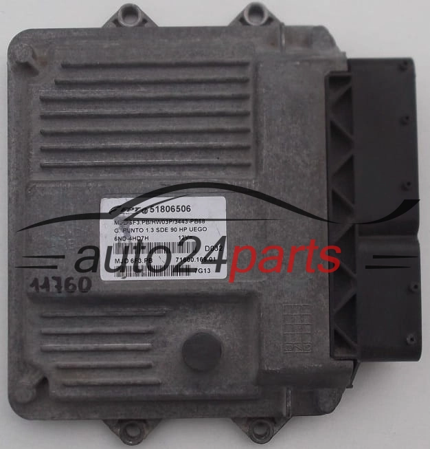 Μονάδα Ελέγχου Κινητήρα FIAT GRANDE PUNTO 1.3 JTD MAGNETI MARELLI MJD 6F3.PB