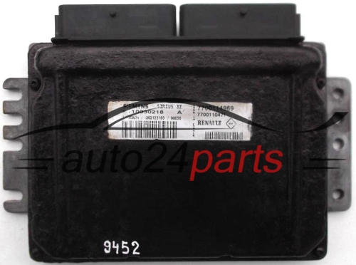 Calculateur Moteur RENAULT LAGUNA 1.8 SIEMENS S110030218 A,  7700114969