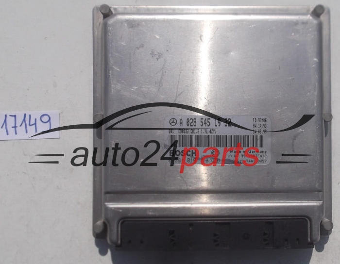 KOMPUTER STEROWNIK SILNIKA MERCEDES W168 A-KLASA A170 1.7 CDI BOSCH 0281010118