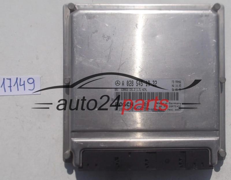 KOMPUTER STEROWNIK SILNIKA MERCEDES W168 A-KLASA A170 1.7 CDI BOSCH 0281010118