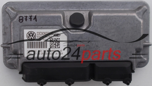 ECU ENGINE CONTROLLER VOLKSWAGEN POLO 1.4 MAGNETI MARELLI MY2 4HV.AD, MY24HVAD, 03C 906 024 AD, 03C906024AD, 03C 906 024 F, 03C906024F, 61601.417.05, 6160141705