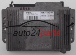 ΜΟΝΑΔΑ ΕΛΕΓΧΟΥ ΚΙΝΗΤΗΡΑ RENAULT MEGANE 1.6 8V, SIEMENS S105300103 C, S105300103C, HOM 7700860319, HOM7700860319, 700102267
