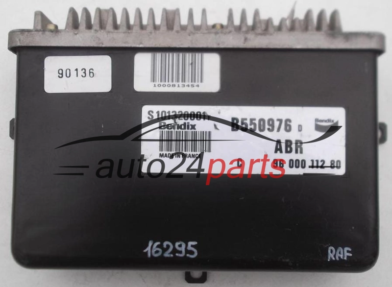 CENTRALINA ABS ESP CITROEN XM 2.0, BENDIX S101320001 F, S101320001F, B550976, 96 000 112 80, 9600011280