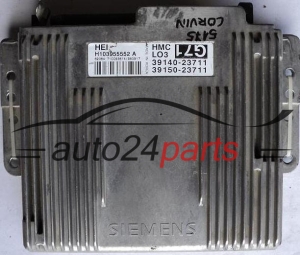KOMPUTER STEROWNIK SILNIKA HYUNDAI COUPE SIEMENS H103955552 A, 3914023711, 39140-23711, 3915023711, 39150-23711, HMC LO3 G71 - 5175