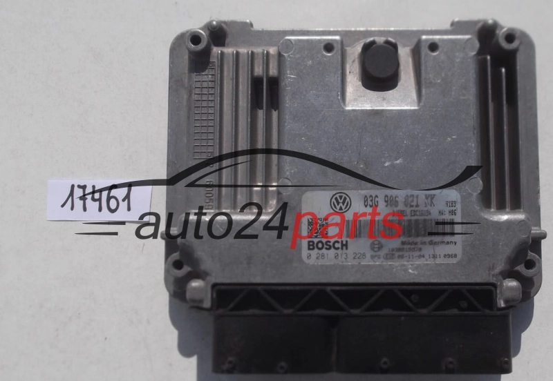 CALCULATEUR MOTEUR VOLKSWAGEN GOLF 2.0 TDI BOSCH  0281013228, 03G906021KK, EDC16U34