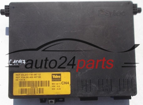 CENTRALKA MODUL BSI CITROEN PEUGEOT VALEO 730 087 12