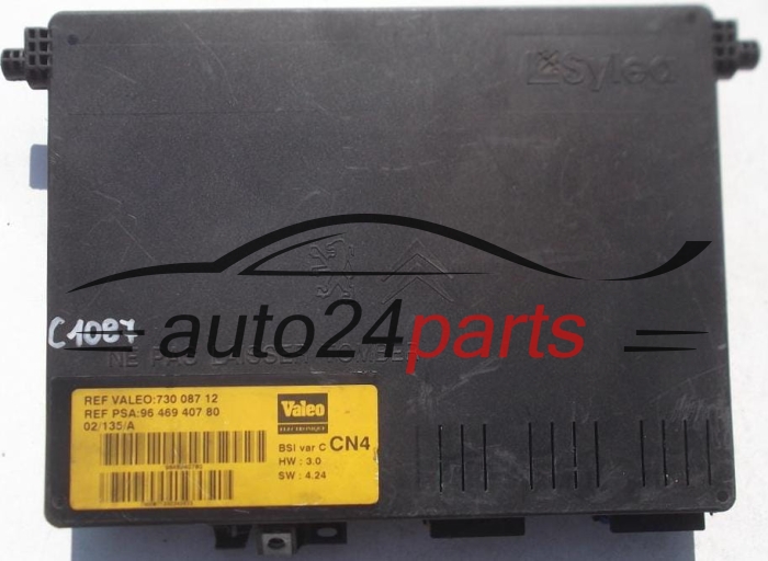 CENTRALKA MODUL BSI CITROEN PEUGEOT VALEO 730 087 12