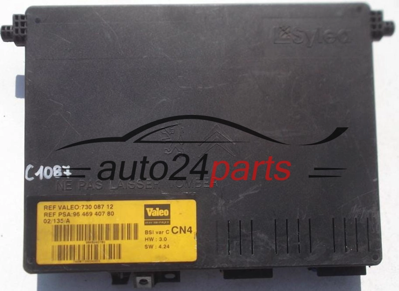 CENTRALKA MODUL BSI CITROEN PEUGEOT VALEO 730 087 12