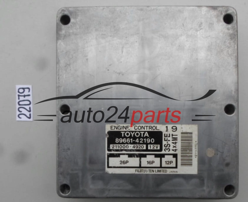 CENTRALINA MOTORE TOYOTA 89661-42190, 8966142190, 211000-4920, 2110004920