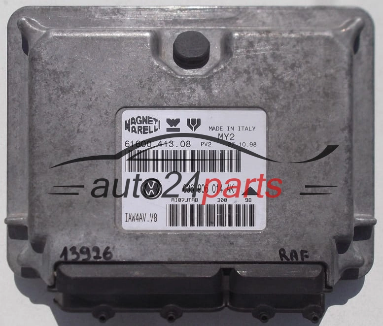 CENTRALINA MOTORE VW VOLKSWAGEN LUPO 1.4, 036 906 014 AK, 036906014AK, 61600.413.08, 6160041308, IAW 4AV.V8, IAW4AVV8