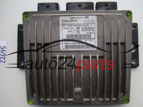 CALCULATEUR MOTEUR CITROEN R0411C023C, 9648966680, 9654305780