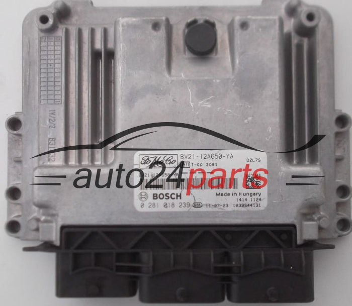 Μονάδα Ελέγχου Κινητήρα FORD FIESTA 1.4 TDCI BOSCH 0 281 018 239, FoMoCo BV21-12A650-YA