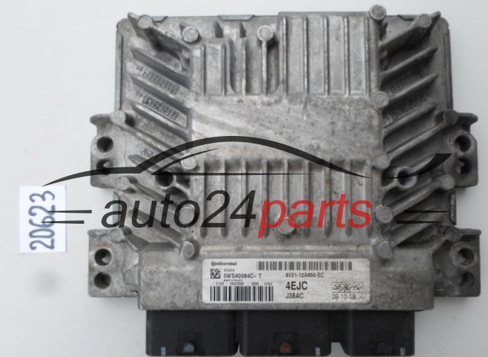 CENTRALINA DO MOTORE FORD FIESTA 1.4 TDCI 8V21-12A650-EC, 8V2112A650EC, 5WS40584C-T, 5WS40584CT, 4EJC, J38AC