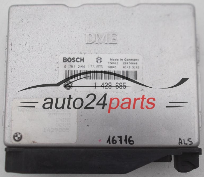 Μονάδα Ελέγχου Κινητήρα BMW E36 316 318 BOSCH 0 261 204 173