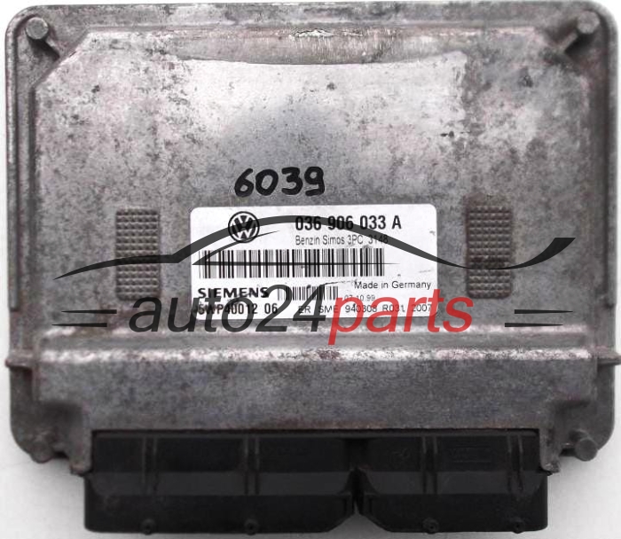 VW VOLKSWAGEN POLO 1.6 GTI ARC 036906033A, 036 906 033 A, SIEMENS 5WP40012 06 