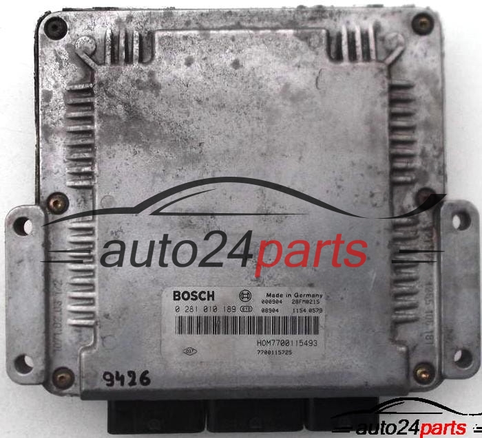 ΜΟΝΑΔΑ ΕΛΕΓΧΟΥ ΚΙΝΗΤΗΡΑ RENAULT MEGANE, SCENIC, RX4 1.9DCI, BOSCH 0281010189, HOM7700115493, 7700115725