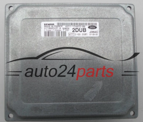 ECU CENTRALITA DE MOTOR  FORD KA 1.3 SIEMENS S118685031 B, 6S51-12A650-BB