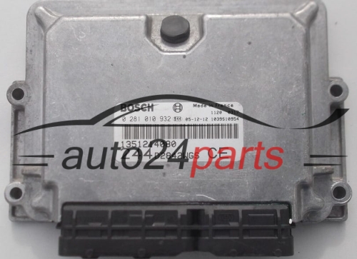 CENTRALINA DO MOTORE FIAT  PEUGEOT  CITROEN  2.8 JTD BOSCH 0 281 010 932,  1351214080