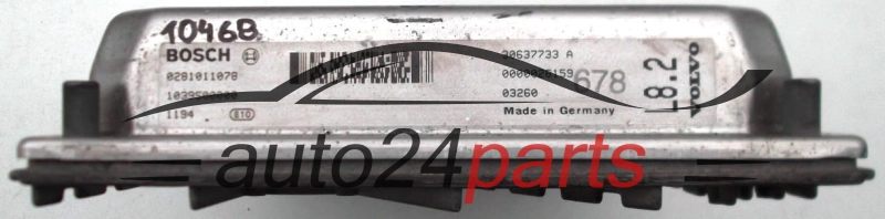 ΜΟΝΑΔΑ ΕΛΕΓΧΟΥ ΚΙΝΗΤΗΡΑ VOLVO S60 2.4 D5 BOSCH 0 281 011 078