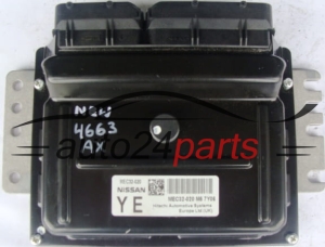 ECU CENTRALITA DE MOTOR MOTO NISSAN MICRA K12 1.0 MEC32020, MEC32-020 YE 7Y06
