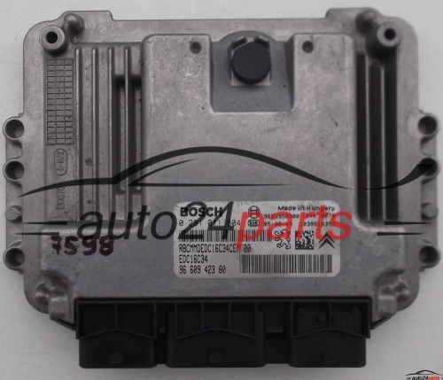 ECU CENTRALITA DE MOTOR CITROEN C3 1.6 HDI BOSCH 0 281 011 804, 0281011804, 96 609 423 80, 9660942380, 9653958980 