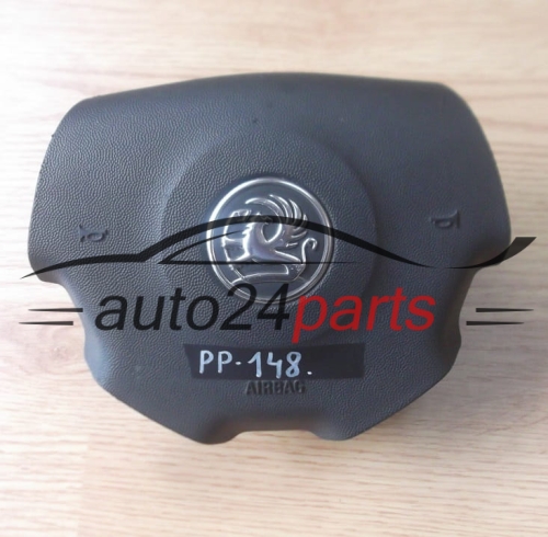 AIR BAG PODUSZKA POWIETRZNA KIEROWCY AIRBAG W KIEROWNICE OPEL VAUXHALL VECTRA C SIGNUM 2002-2005 PRZED LIFTEM CZTERY RAMIONA 13112813