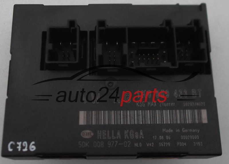 CENTRALKA MODUŁ KOMFORTU VW VOLKSWAGEN TOURAN, HELLA 1K0 959 433 BT
