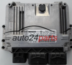 CENTRALINA DO MOTORE PEUGEOT 1.6 BOSCH 0 261 201 643, 0261201643, 96 641 134 80, 9664113480, 9663193580, MEV17.4 