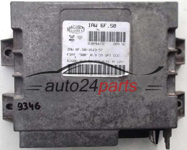 Μονάδα Ελέγχου Κινητήρα FIAT CINQUECENTO 500 0.9, MAGNETI MARELLI IAW 6F.S0, IAW6FS0, 61602.012.04, 6160201204, 7754649
