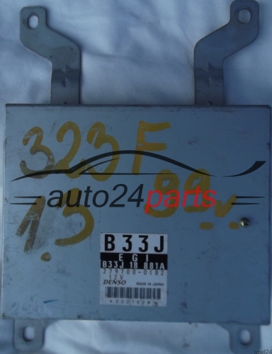 ECU CENTRALITA DE MOTOR MAZDA 323 1.3 B33J EGI B33J18881A, B33J 18 881 A, 279700-0182, 2797000182 