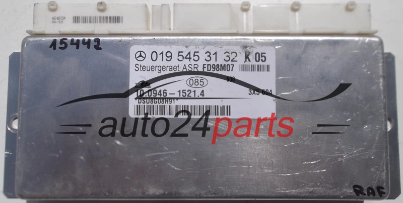 ECU CONTROLLER ABS ASR MERCEDES W202 0195453132, 019 545 31 32, ATE 10.0946-1521.4, 10094615214