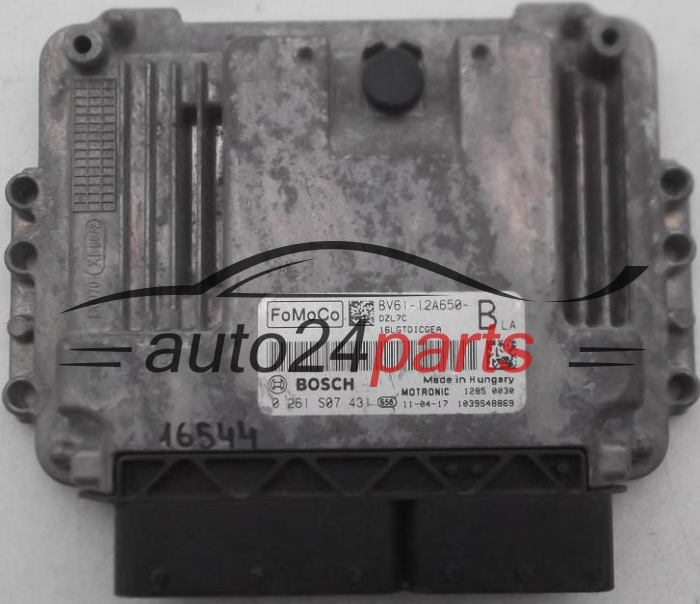 MOTORSTEUERGERÄT ECU STEUERGERÄT FORD FOCUS 1.6 STCI BOSCH 0 261 S07 431, 0261S07431, BV61-12A650-BLA, BV6112A650BLA 
