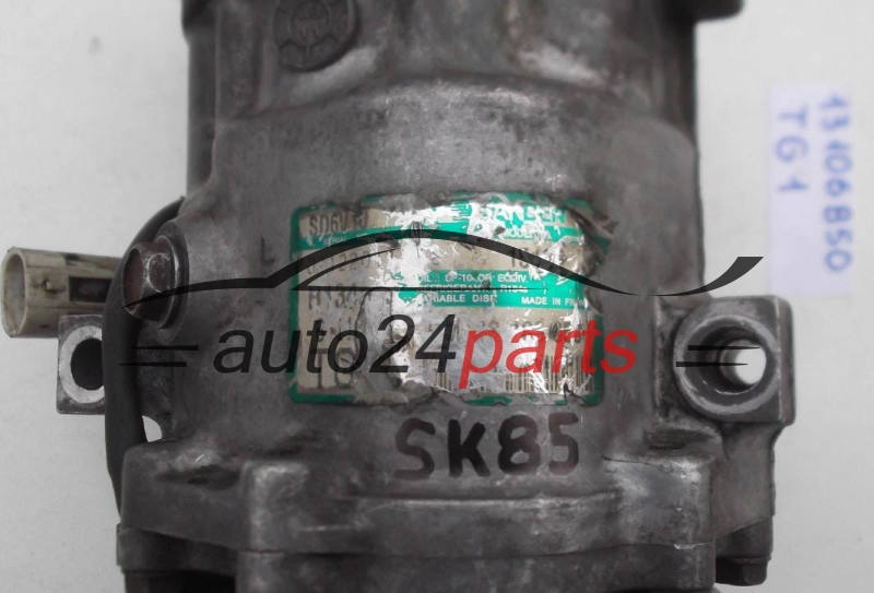 SPRĘŻARKA KLIMATYZACJI 1.3 CDTI Z13DT OPEL AGILA 13106850 TG1, 13 106 850 , 4706817, 92178275