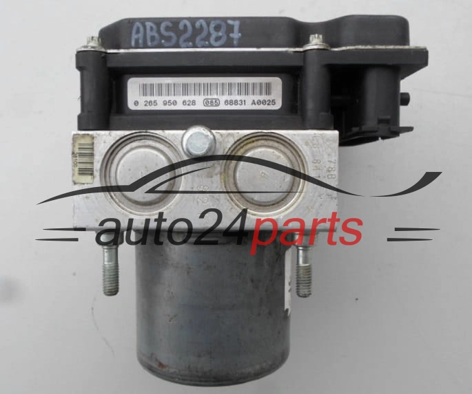 ABS POMPA I STEROWNIK FIAT GRANDE PUNTO BOSCH 0 265 235 231, 0265235231, 51786433, 0 265 950 628, 0265950628