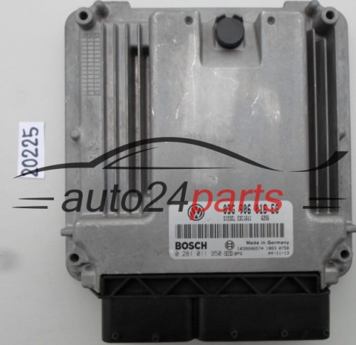 KOMPUTER STEROWNIK SILNIKA SEAT TOLEDO 2.0 TDI BOSCH 0 281 011 950, 0281011950, 03G 906 016 EG, 03G906016EG, EDC16U1