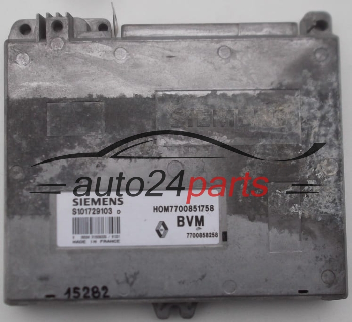 Μονάδα Ελέγχου Κινητήρα RENAULT CLIO SIEMENS S101729103 D