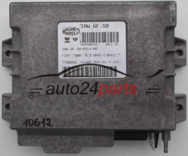 Μονάδα Ελέγχου Κινητήρα FIAT CINQUECENTO 500 0.9, MAGNETI MARELLI IAW 6F.S0, IAW6FS0, 61602.054.01, 6160205401, 7780555